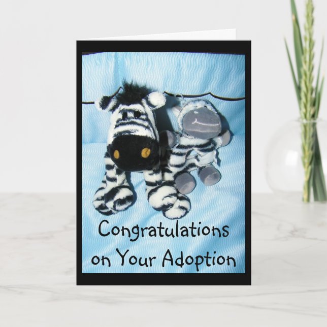 TARJETA FELICITACIONES POR **ADOPCIÓN** (Anverso)