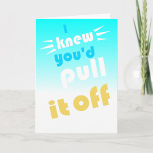 Tarjeta felicitaciones por aprobar el examen de bar