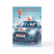 Felicitaciones por aprobar el examen de conducción