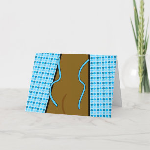 Tarjeta Felicitaciones por Colonoscopy, Open Gown