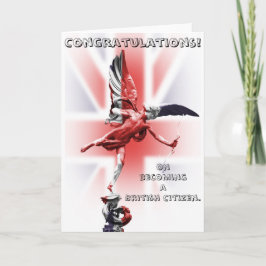 Tarjeta ¡Felicitaciones por convertirse en un ciudadano br