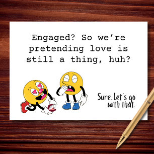 Tarjeta Felicitaciones por el compromiso, supongo