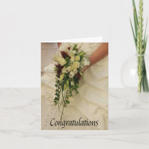 Tarjeta Felicitaciones por el día de la boda
