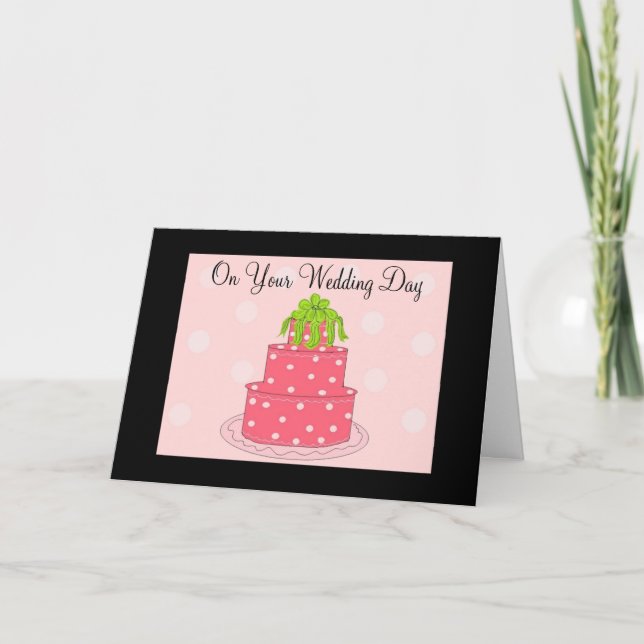 Tarjeta Felicitaciones por el Día de la Boda (Anverso)