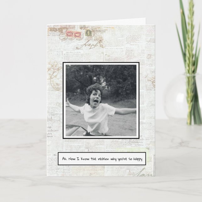 Tarjeta Felicitaciones por el divorcio (Anverso)