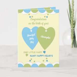 Tarjeta Felicitaciones por el nacimiento de su bebé