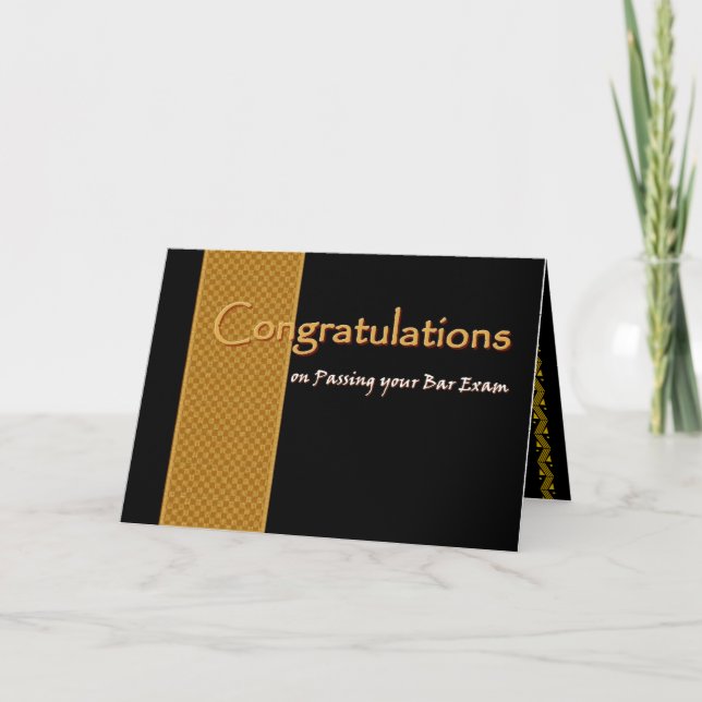Tarjeta Felicitaciones por el nombre PERSONALIZADO - Exame (Anverso)