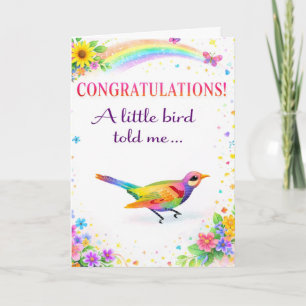 Tarjeta felicitaciones por el nuevo bebé divertido