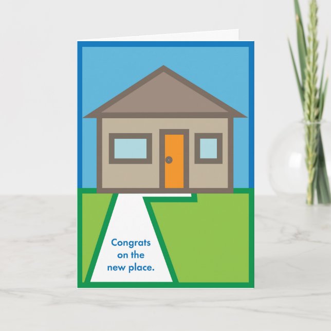 Tarjeta Felicitaciones por el nuevo lugar (Anverso)