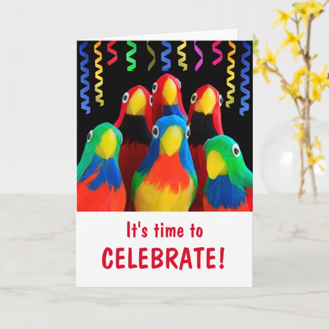 Tarjeta Felicitaciones por el último corte de química (flor amarilla)