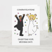 Felicitaciones por establecer la fecha de Boda