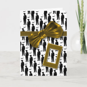 Tarjeta Felicitaciones por graduación a los hombres