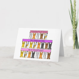 Tarjeta Felicitaciones por graduación de Manicurista