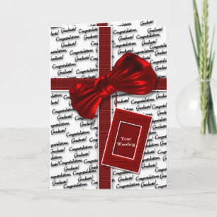 Tarjeta Felicitaciones por graduación para hombres y mujer