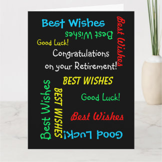 Tarjeta Felicitaciones por jubilación de todos nosotros, J