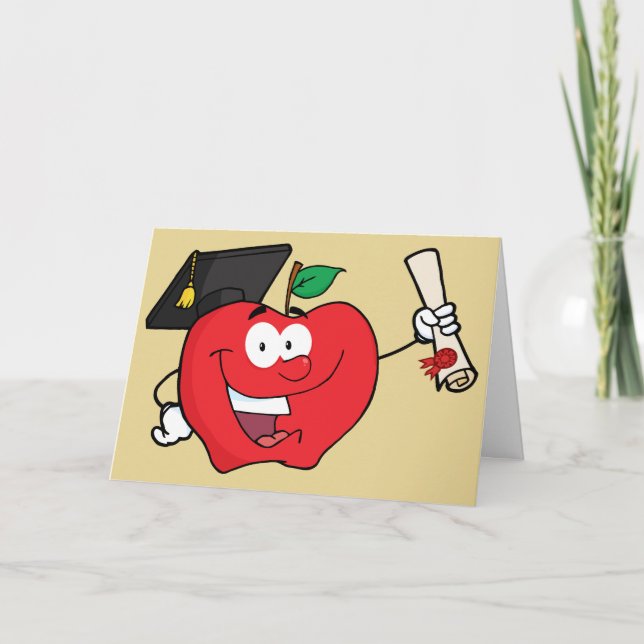 Tarjeta Felicitaciones por la aceptación de la escuela de  (Anverso)