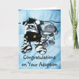 TARJETA FELICITACIONES POR LA "ADOPCIÓN"