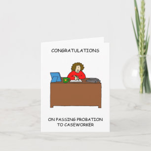 Tarjeta Felicitaciones por la aprobación de la libertad co