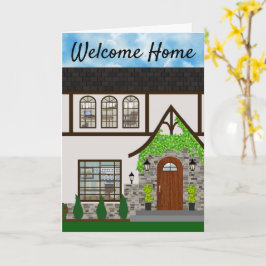 Tarjeta Felicitaciones por la bienvenida a la nueva casa