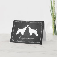 Felicitaciones por la boda de Cocker Spaniels
