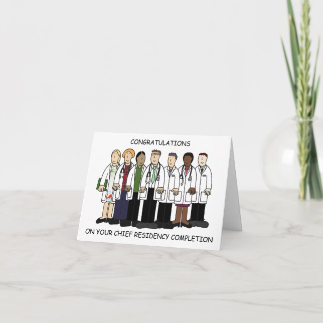 Tarjeta Felicitaciones por la finalización de la residenci (Anverso)