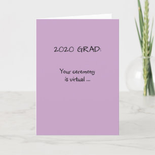 Tarjeta Felicitaciones por la graduación de 2020