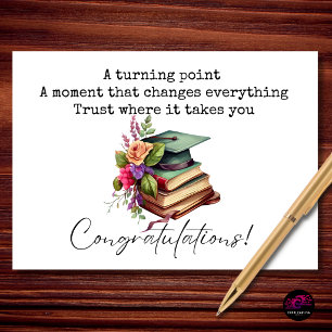 Tarjeta Felicitaciones por la Graduación en el Punto de In