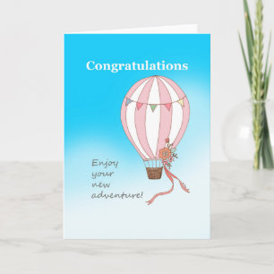 Tarjeta Felicitaciones por la graduación, nuevo trabajo, n