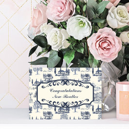 Tarjeta Felicitaciones por la licencia de Realtor