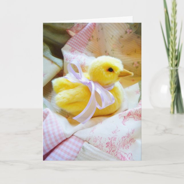 Tarjeta Felicitaciones por la llegada de su recién nacido (Anverso)