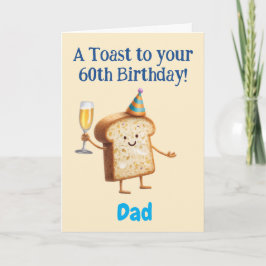Tarjeta Felicitaciones por los 60 años, a Papá, Divertido 