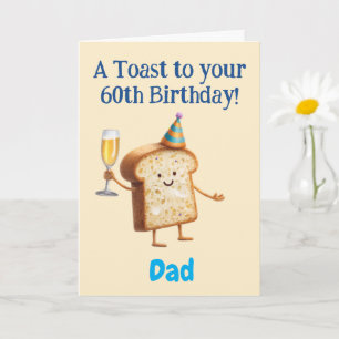 Tarjeta Felicitaciones por los 60 años, a Papá, Divertido 