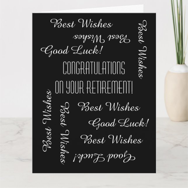 Tarjeta Felicitaciones por retiro de JUMBO de todos nosotr (Anverso)