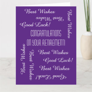 Tarjeta Felicitaciones por retiro de JUMBO de todos nosotr