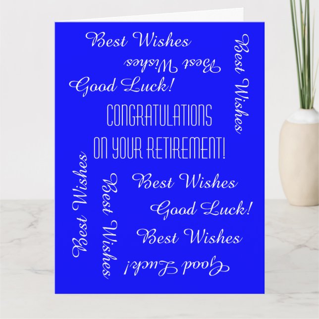 Tarjeta Felicitaciones por retiro de JUMBO de todos nosotr (Anverso)