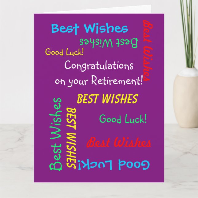 Tarjeta Felicitaciones por retiro de JUMBO de todos nosotr (Anverso)