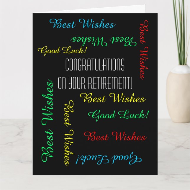 Tarjeta Felicitaciones por retiro de JUMBO de todos nosotr (Anverso)