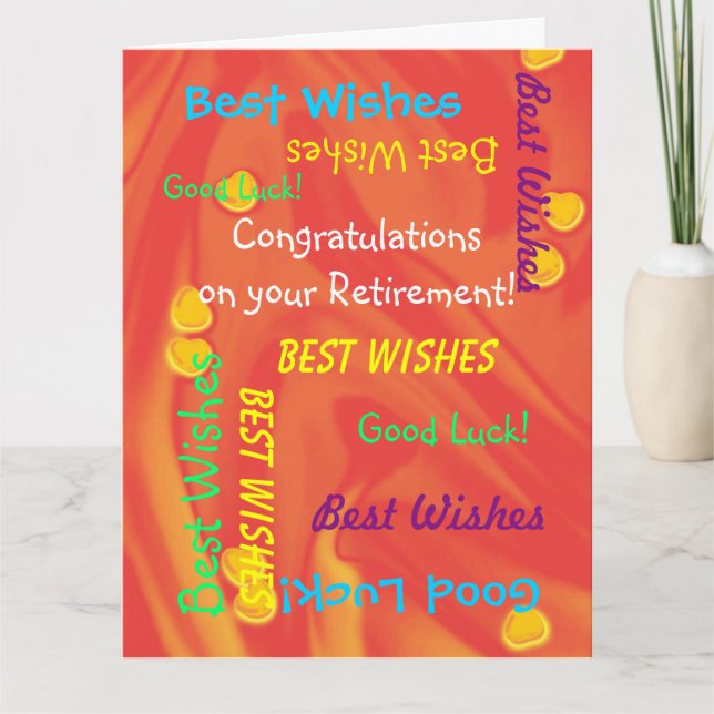 Tarjeta Felicitaciones por retiro de JUMBO de todos nosotr (Anverso)