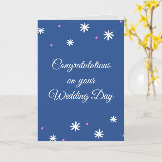 Tarjeta Felicitaciones por su día de boda