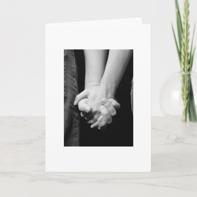 Tarjeta Felicitaciones por tu compromiso (Anverso)