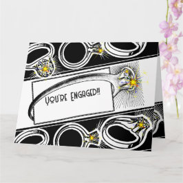 Tarjeta ¡Felicitaciones por tu compromiso!