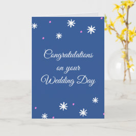 Tarjeta Felicitaciones por tu día de bodas