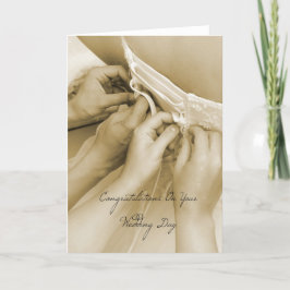 Tarjeta Felicitaciones Por Tu Día De Matrimonio