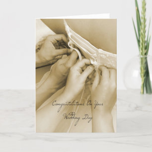 Tarjeta Felicitaciones Por Tu Día De Matrimonio
