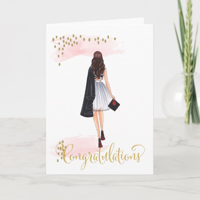 Tarjeta Felicitaciones por tu graduación (Anverso)
