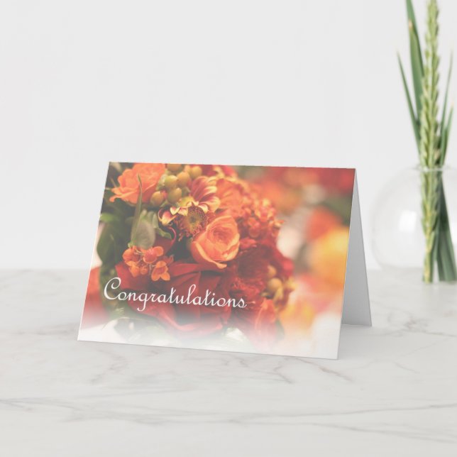 Tarjeta ¡Felicitaciones por tu matrimonio! (Anverso)