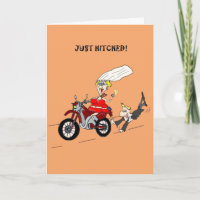 FELICITACIONES POR TU MATRIMONIO PAYASO NOVIO MOTO