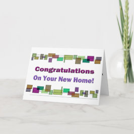 Tarjeta ¡Felicitaciones Por Tu Nuevo Hogar!