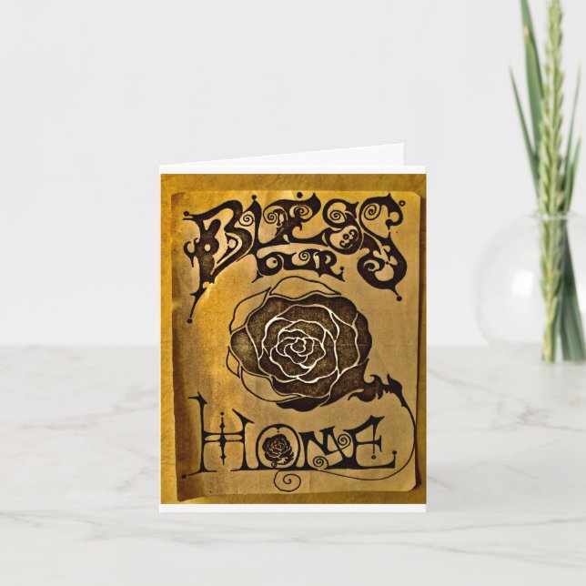 Tarjeta felicitaciones por tu nuevo hogar (Anverso)