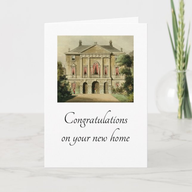 Tarjeta Felicitaciones por tu nuevo hogar (Anverso)